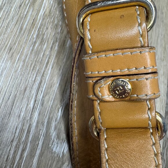 FENDI Vintage Pequin striped tote shoulder bag - Picture 9 of 10